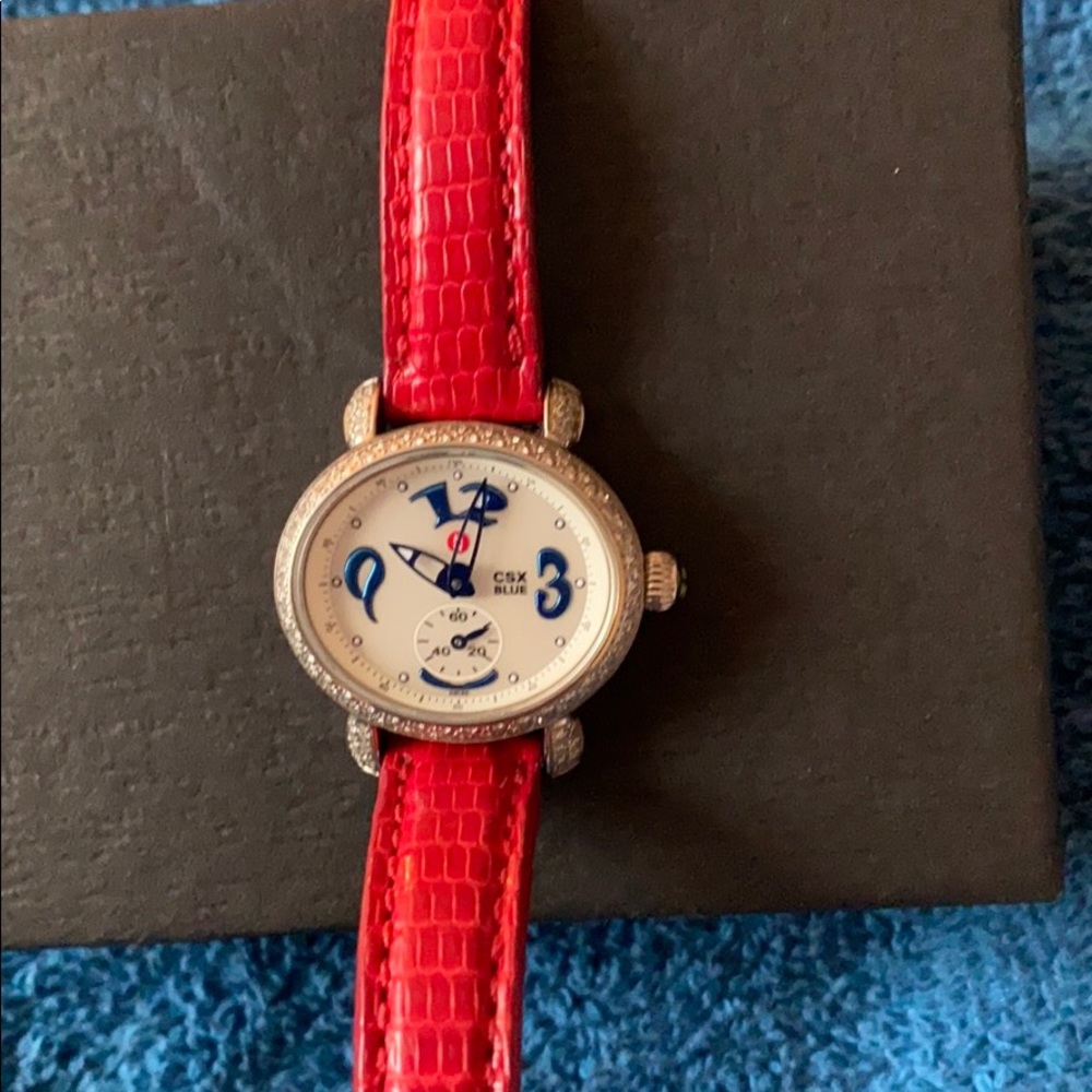 Stunning diamond Authentic Michele Watch